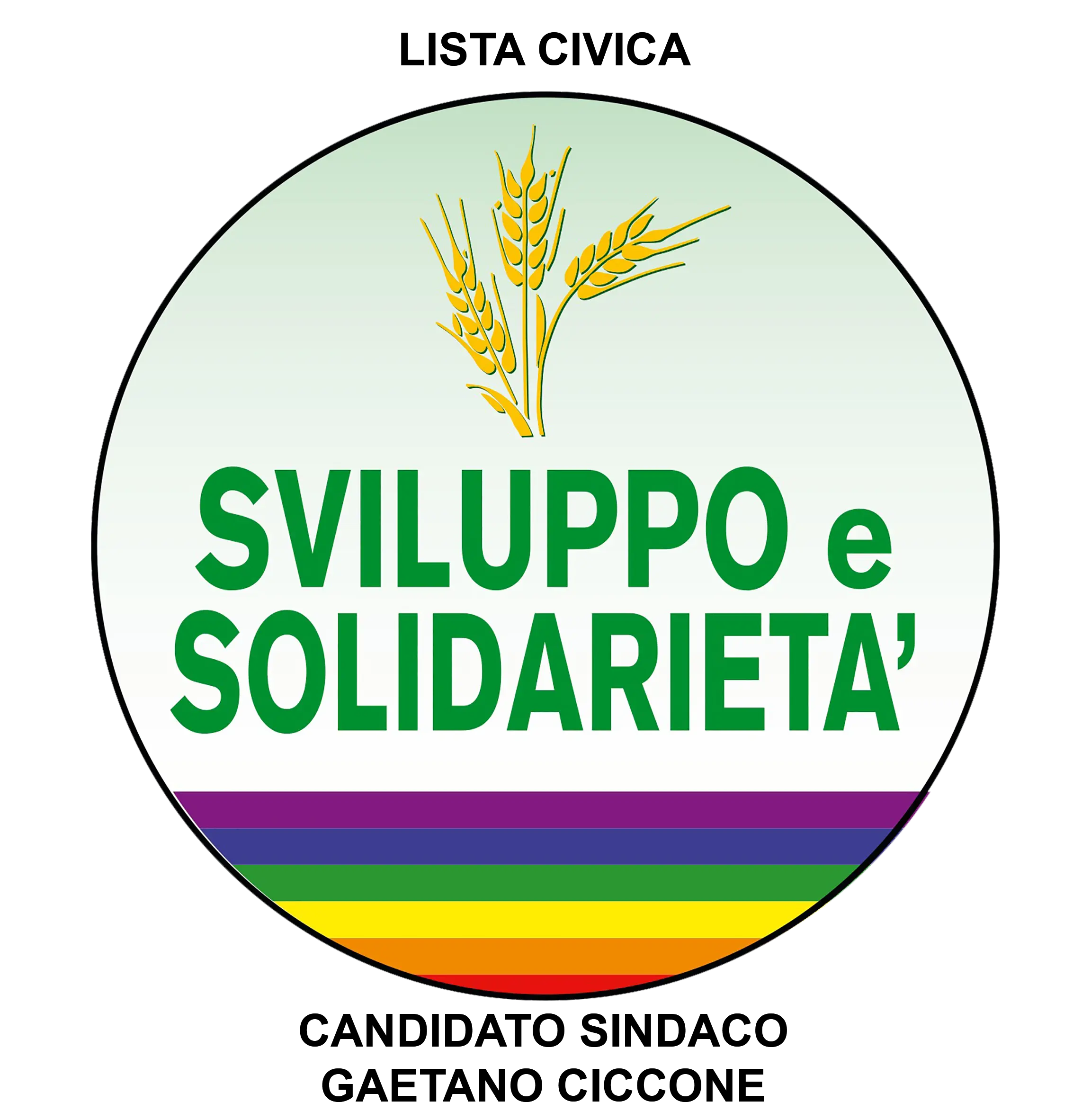 Lista Civica Sviluppo e Solidarietà - Candidato Sindaco Gaetano Ciccone - Scilla